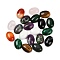 20Pcs 10 Style Natural & Synthetic Mixed Gemstone Cabochons Kit, Oval, 14x10x4.5~5.5mm, 2Pcs/style