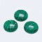 Synthetic Malachite Cabochons, Half Round, 24.5x7~8mm