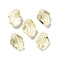 K9 Glass, Imitation Austrian Crystal Beads, Faceted, Rhombus, Pale Goldenrod, 10x8x4mm, Hole: 1.4mm