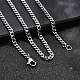 Мужские ожерелья из нержавеющей стали 304 с панцирной цепочкой STAS-O037-57P-4