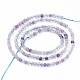 Природного флюорита бисер нитей&nbsp;LS-G-H266-21-5