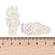 Резные подвески из натуральных белых ракушек SSHEL-C012-05-3