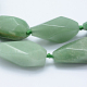 Естественный зеленый авантюрин бисер нитей G-F531-K03-3