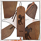 Этикетки из воловьей кожи AJEW-WH0386-0045-4
