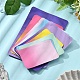 50 шт. 4 стильных двухцветных прямоугольных пластиковых подарочных пакета с застежкой-молнией OPP-FS0001-19A-3-7