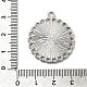 Сеттинги для кулона ( кабошона ) тибетского стиля TIBE-21668-P-RS-3