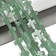 Естественный зеленый авантюрин бисер нитей G-I337-A06-02-2