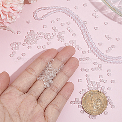 2 нити бусины из натурального кварцевого кристалла G-NB0004-14