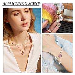 24шт 6 стиля подвески из сплава с эмалью&nbsp;ENAM-TA0003-27