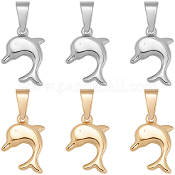 6 шт. подвески из нержавеющей стали 304 двух цветов STAS-BBC0007-25