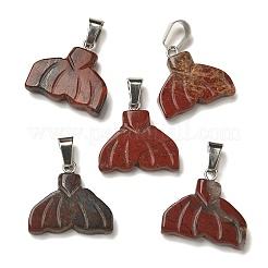 Подвески из натуральной красной радуги яшмы&nbsp;G-Z067-01P-03