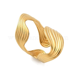 Нерегулярные открытые манжетные кольца из нержавеющей стали 304&nbsp;LS-RJEW-M070-01G