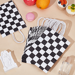 40 шт. упаковочные сумки из тартановой бумаги с принтом&nbsp;CARB-GO0001-01