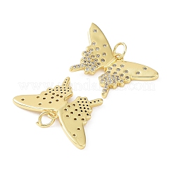 Реечное покрытие латунь с подвесками из кубического циркония KK-B076-14G