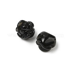 Природные обсидиана бусы G-O156-A-24