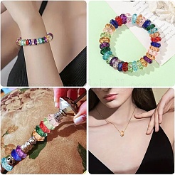 80 шт. 8 цвета эпоксидной смолы европейские бусины RPDL-YW0001-16