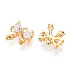 Латунные микро проложить кубического циркония подвески KK-N263-93B-G