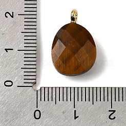Природных тигровый глаз подвески&nbsp;G-Z090-01G-05