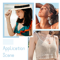 Бусины из натуральных пресноводных ракушек SHEL-TA0001-01