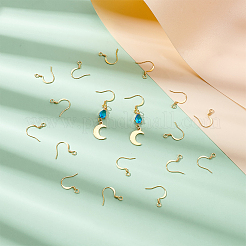 120 шт латунные серьги крючки KK-UN0004-54