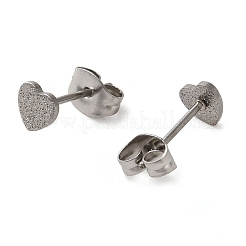 Серьги-гвоздики из нержавеющей стали 304&nbsp;EJEW-E146-06P