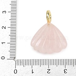 Резные подвески из натурального розового кварца&nbsp;G-G330-02G-06