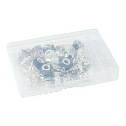 Наборы для изготовления браслетов в европейском стиле из сплава и латуни своими руками DIY-FS0007-23