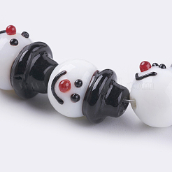 Бусы лэмпворк ручной работы LAMP-N068-5