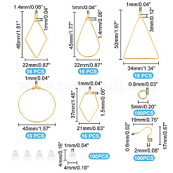 Наборы для изготовления сережек с подвесками своими руками DIY-UN0005-70
