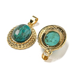 Естественная смешанная камень овальной подвески G-B079-02G