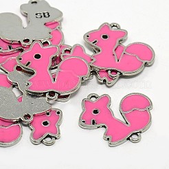 Белка античного тона серебристого цвета с соединителями звеньев из сплава word SB&nbsp;LS-ENAM-N038-07B