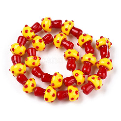 Бусы лэмпворк ручной работы&nbsp;X-LAMP-N024-09I