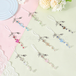 8 шт. ремешки для мобильных телефонов из акрила&nbsp;HJEW-SC00146