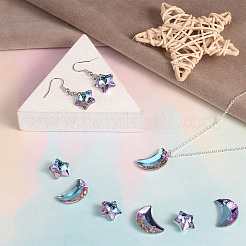 32 шт. 2 стиля подвески из стекла и страз k9 GLAA-YS0001-03