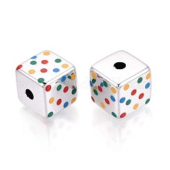 Непрозрачные печатные бусы акриловые OACR-T029-09