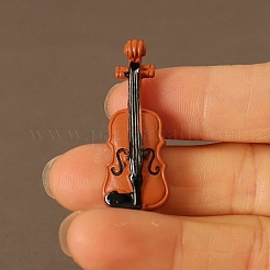 4 шт. миниатюрные украшения из смоляного музыкального инструмента PW-WGAE24E-01