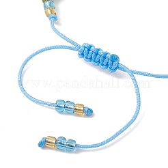 Стекло плетеные из бисера браслеты&nbsp;BJEW-MZ00301