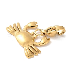 Подвесные украшения из нержавеющей стали 304 в виде краба STAS-G352-34G