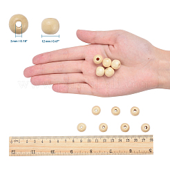 Природных шарики древесины TB12mmY-13