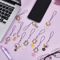 10 шт. сплав эмали мобильные ремни&nbsp;HJEW-OC00066