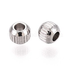 Разделительные бусины из нержавеющей стали 304&nbsp;STAS-T034-4mm-01