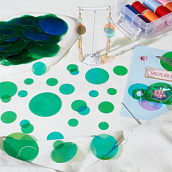 690 шт. 6 стильных переливающихся подвески из ПВХ с пайетками/блестками KY-OC0001-31B