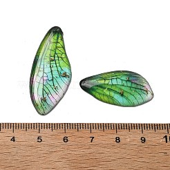 4 шт. подвески в виде крыльев бабочки из прозрачной эпоксидной смолы RESI-C057-04D