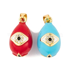 Латунные микро проложить кубического циркония подвески KK-E112-04G