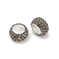 Сплав горный хрусталь глина паве бусины&nbsp;ALRI-D300-03S-09