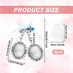 Сеттинги для кабошонов или кулона PALLOY-AB00008