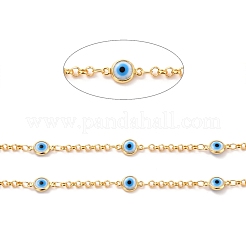 Латунные цепочки Роло ручной работы CHC-C020-02G-NR