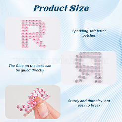 8 лист 4 цвета буквы a~z акриловые стразы горячей фиксации DIY-CP0012-52