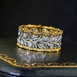 Кольца из латуни с микропаве FS-WG88BF1-05