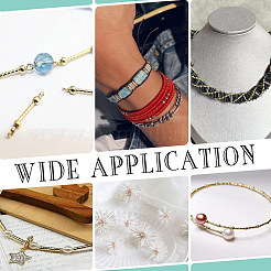 40 шт. 4-х видов трубчатых бусин из нержавеющей стали 304 STAS-UN0051-98